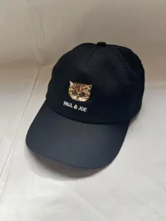 古着 PAUL&JOE コットンキャップ ポールアンドジョー 猫 ユニセックス