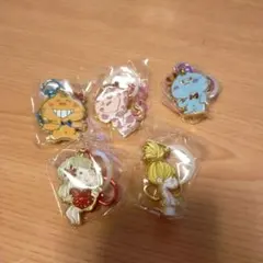 水森亜土アドちゃんメタルチャームマーカーめじるしアクセサリーコンプリート5種類のサムネイル