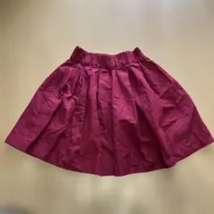 jillstuart ジルスチュアート　膝丈スカート　赤　ボルドー