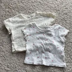◎美品◎ベビー　Tシャツ　2枚セット　バースデイ　西松屋　無記名　保育園