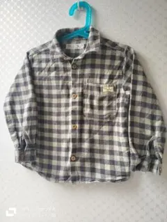 ZARA チェック柄 長袖シャツ 110cm　男女兼用