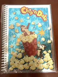 ディズニーランド チップ＆デール ポップコーン リングノート