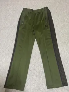 Needles トラックパンツ ストレート オリーブ S