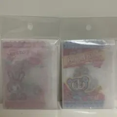 限定品 ナルミヤ ハッピーパーク ポーチ付き ぷっくりシール 2種類セット