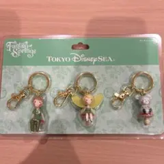 ディズニー　ファンタジースプリングス　ティンカーベルのビジーバギー　キーチェーン