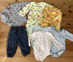 ベビー 80 冬 まとめ売り 肌着 アニマル