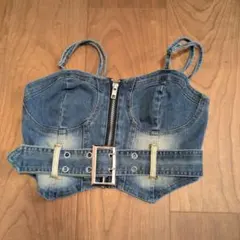 SHEIN デニムキャミソール XS