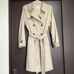 オリーブデオリーブ　春　ロングコート　トレンチコート　スプリングコート　ベージュ