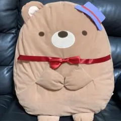 ダイカットクッションプレミアム 映画すみっコぐらし3 クマ工場長