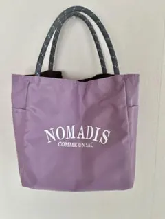 NOMADIS ミニトートバッグ　パープルのサムネイル