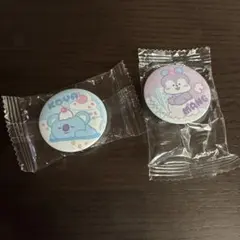 くら寿司 BT21 缶バッジ 2個セット