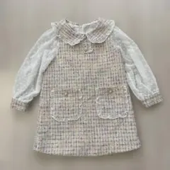 ツイードワンピース