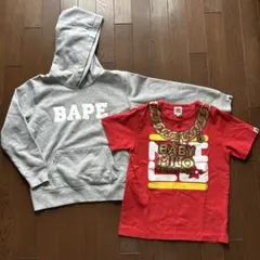 ❣️本日限定特価❣️ BAPE KIDS パーカー & Tシャツ セット正規品