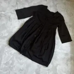 PAGEBOY ページボーイ ワンピース チュニック 5分袖 M ドローコード