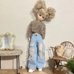 4684 22cmドール服 ハンドメイド　単品