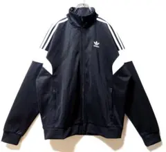adidas ビッグシルエット トラックジャケット　ジャージ　黒　M 男女兼用