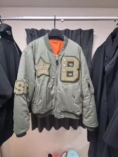 希少 美品 DIESEL ma-1 フライトジャケット 裏ボア オリーブ M - メルカリ