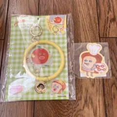 パンどろぼう　ハンドストラップ＆シート　ステッカー　柴田ケイコ