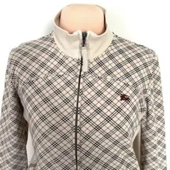 バーバリーブルーレーベル　トレーナー　スウェット　ノバチェック　ボートネック バーバリーブルーレーベル トレーナー スウェット ノバチェック