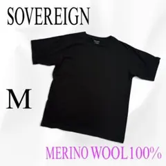 ソブリン REDA ACTIVE メリノウール100% Tシャツ M