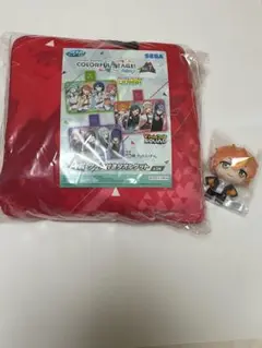 プロセカセガラッキーくじ vol.7Ａ賞タオルケットビビバスＢ賞ぷちぬい東雲彰人