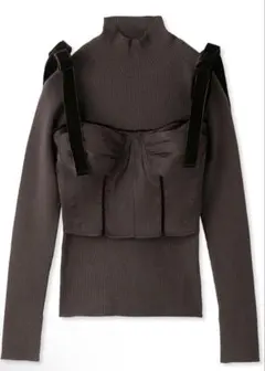 SNIDEL ビスチェセットニットプルオーバー