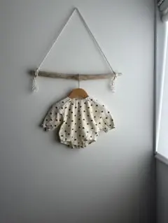 韓国こども服 ガーゼロンパース 66