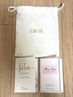 新品♡Dior 香水サンプルセットMiss Dior ＆j'adore 巾着付き