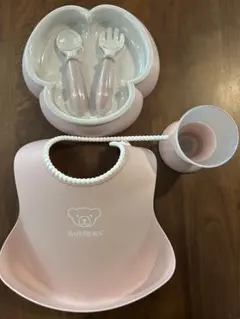 BABYBJÖRN ベビーエプロン ピンクセット