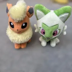 イーブイとリーフィア ぬいぐるみセット
