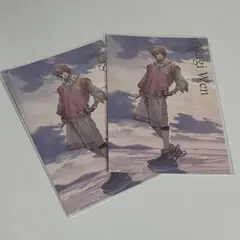 佐*木様 赤城ウェン まねきねこ ポストカード 2点