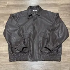 WEGO ブラウンレザージャケット