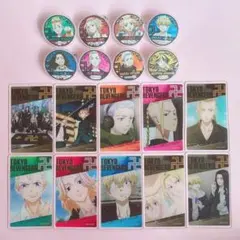 ♡東京リベンジャーズ セリア アクリルバッジ カード マイキー 千冬 場地 ♡