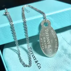 ティファニー　オーバルタグ　リターントゥ　ネックレス　ペンダント　Tiffany