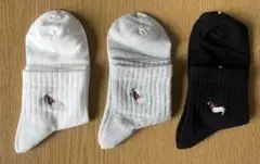 靴下　犬　3足セット