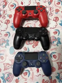 ジャンク品 PS4 ワイヤレスコントローラー 3色セット