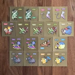 ポケモンキャラデコシール　ポケモンパン　第200弾　ラウドボーン　ミュウ他