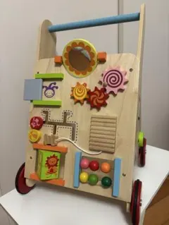 I'm TOY ベビーファーストウォーカー　木製手押し車　知育玩具のサムネイル