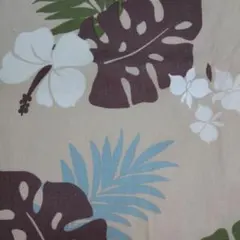 大きな花のプリント