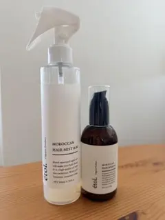 etoll エトル モロッカン ヘアオイル & ヘアミスト 2本セット - メルカリ