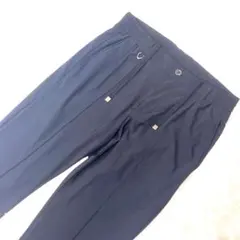 美品✨ AOURE アウール M ストレッチイージースラックス 黒のサムネイル