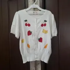 Katie Fruits pop 半袖カーディガンのサムネイル