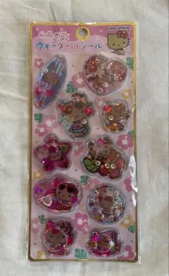 【正規品】 日焼けキティ　ハローキティ　ウォーターシール　カミオジャパン