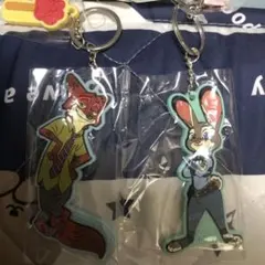 Zootopia アクリルキーホルダー 2個セット