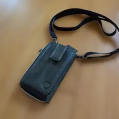 美品　ゴールデンベア　 スマホ　ショルダーバッグ　財布　モスグリーンのサムネイル