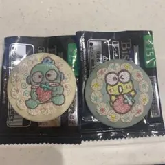 サンリオ 刺繍缶バッジ ハンギョドン けろけろけろっぴ 2個セット