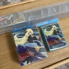 ポケモン　シロナ　デッキシールド　ケース　プレイマットセット②