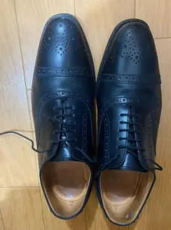 REGAL ブラック レザー ドレスシューズ