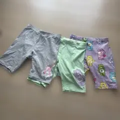 ケアベア 半ズボン 3枚セット　エイチアンドエム