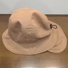 無印良品　サイズ50cm　ブラウンバケットハット 調整機能付き